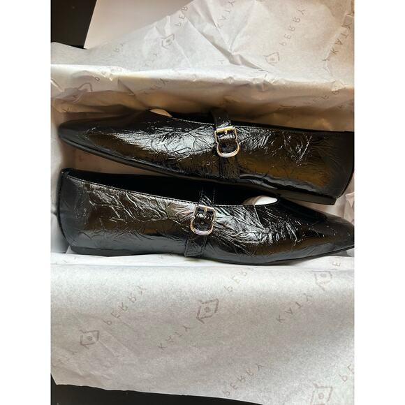 Katy Perry Women's The Evie Mary Jane Ballet Flats Black 10M New in Box! - Picture 3 of 9